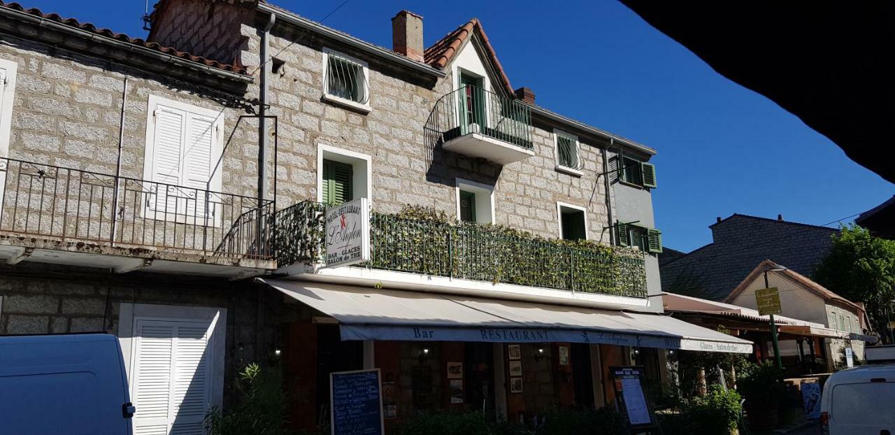 Hotel Restaurant L'Aiglon Zonza Bagian luar foto